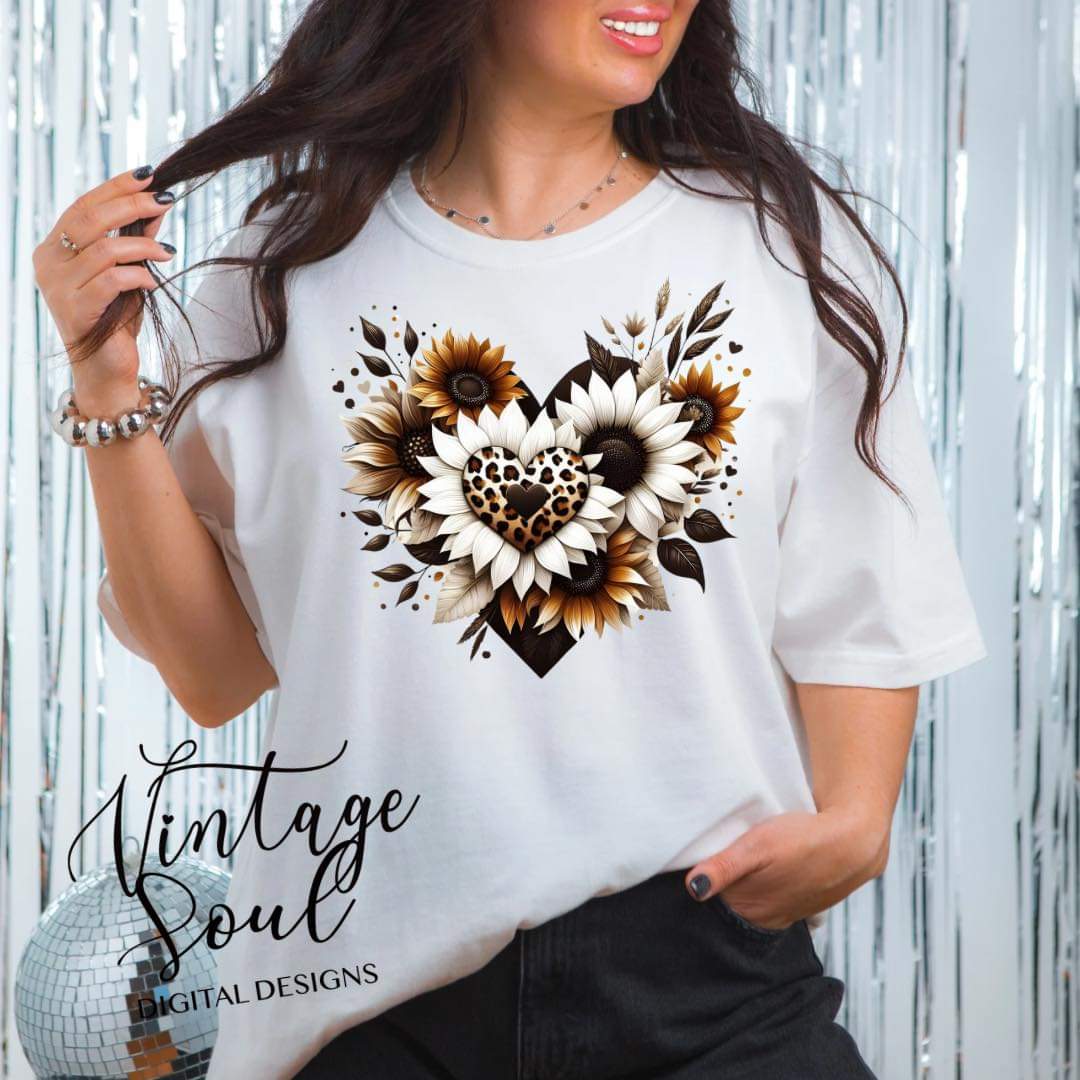 Flowers in the shape of a heart