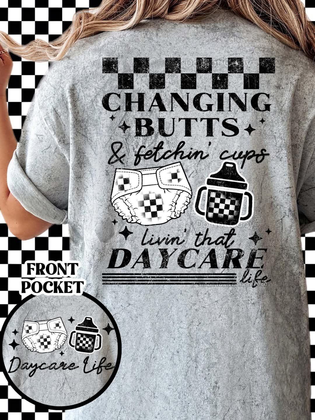 CHANGING BUTTS & FETCHIN CUPS