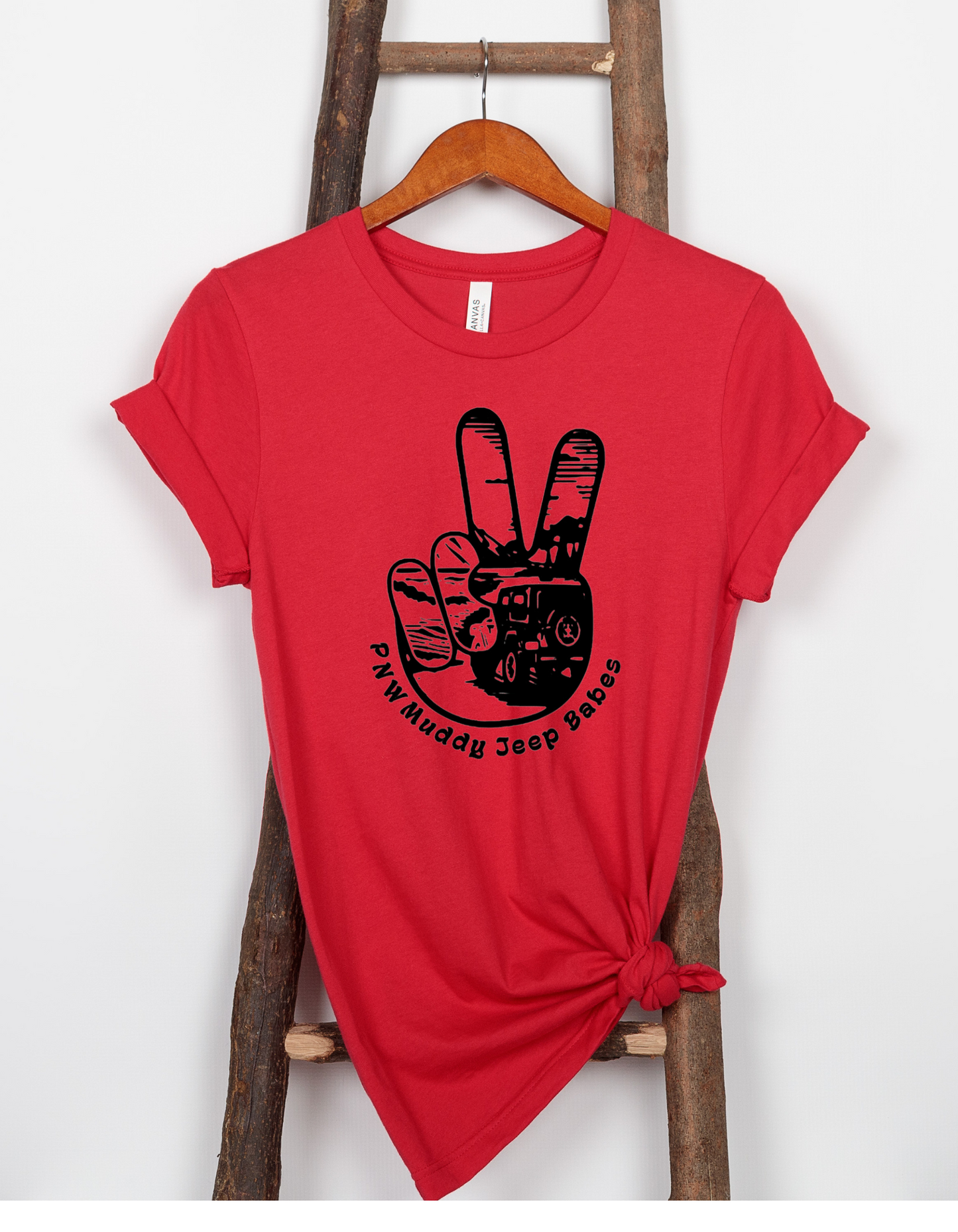 PNW Muddy Jeep Babes T-shirt
