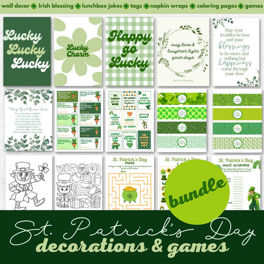 St. Patrick's Day Decorations and Games