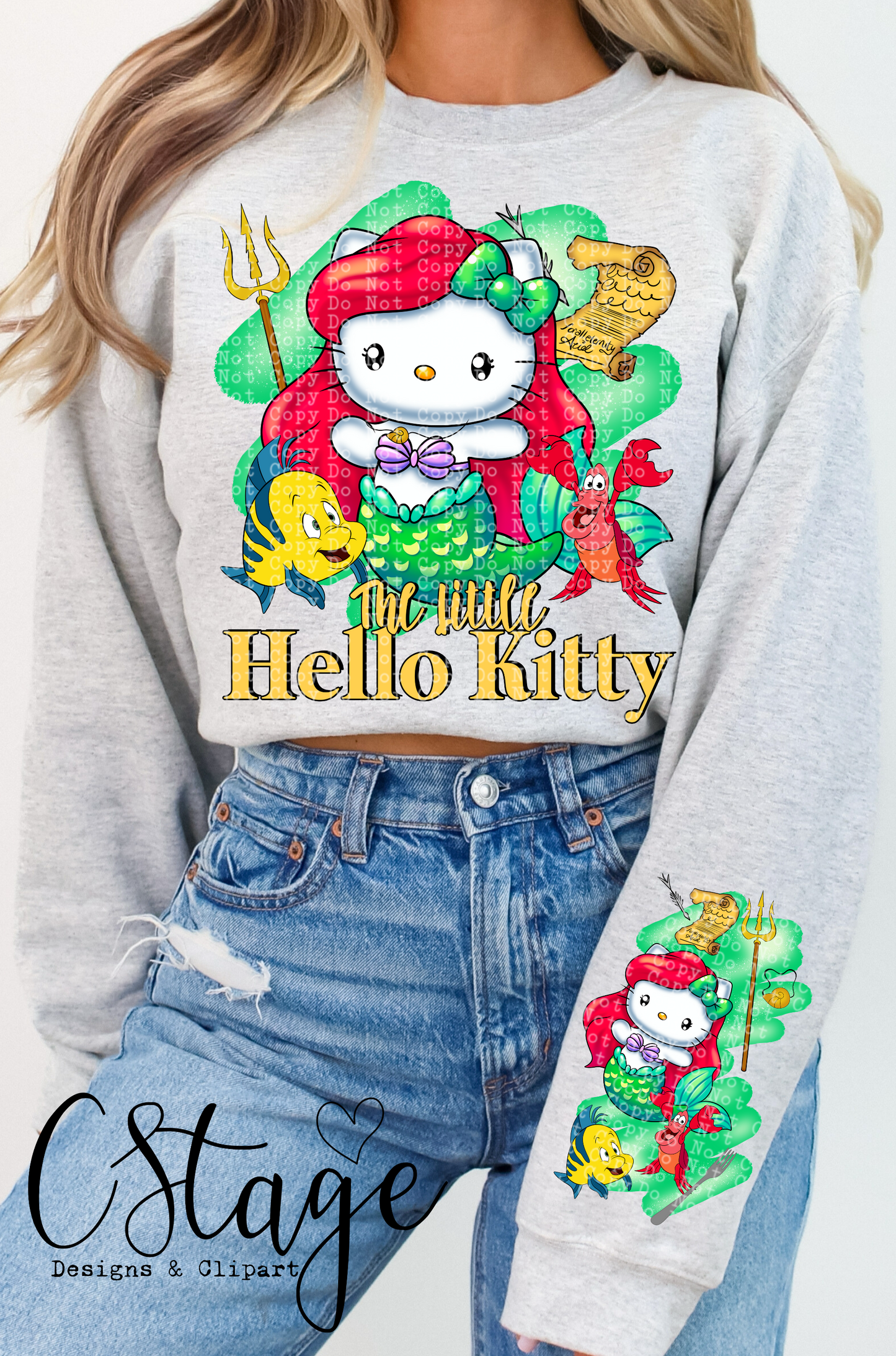 Ariel Hello Kitty W/Sleeve