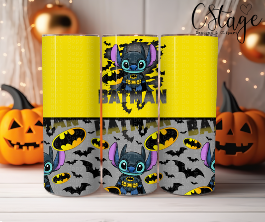 Batman stitch 20oz tumbler